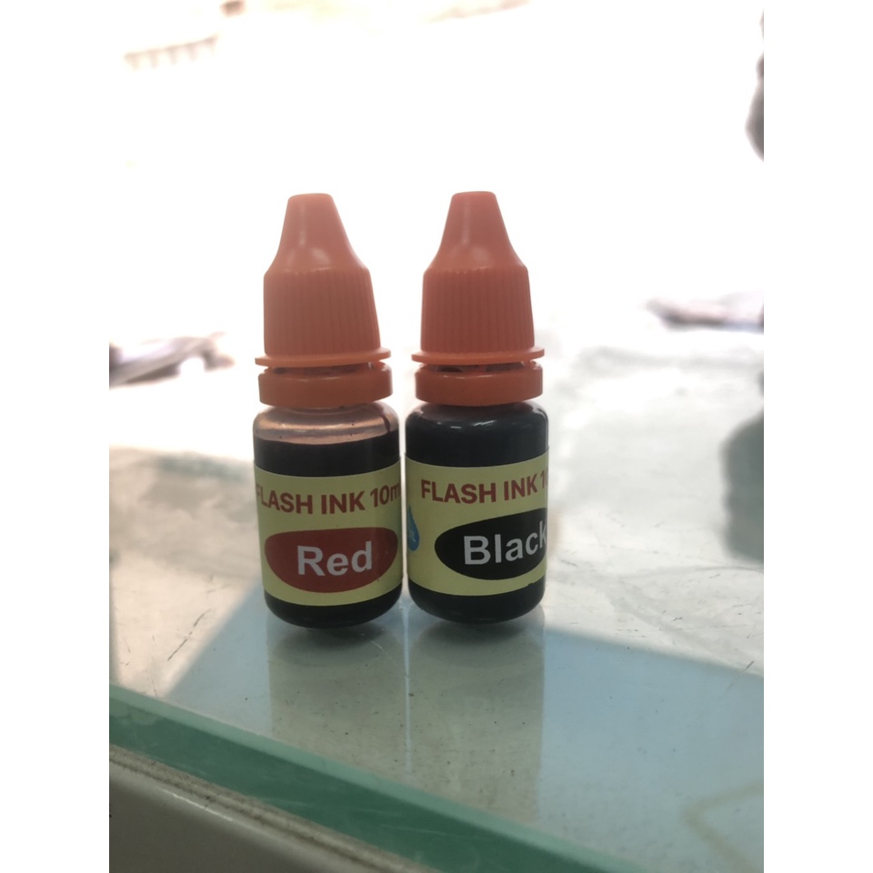 Mực dầu dấu chìm đóng lên bao bì, nhựa, giấy bóng... Flash Ink Oil type 10ml