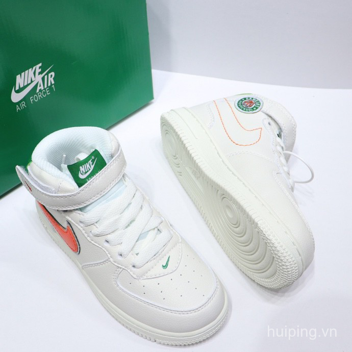 * Sẵn sàng * Nike Air Force One Medium Giày chạy bộ trẻ em BCOt