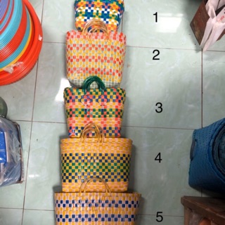Giỏ Nhựa Đan