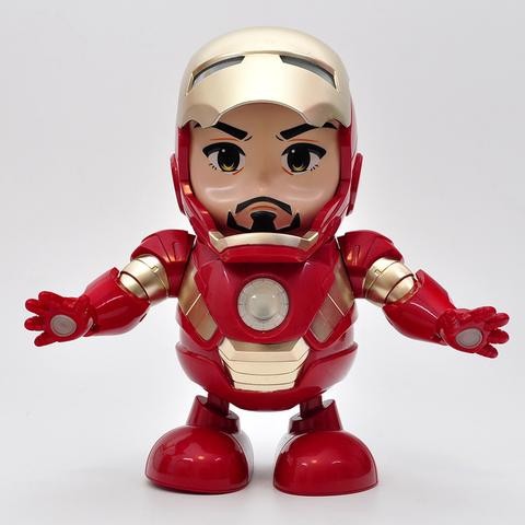 Iron man Mô Hình Robot Người Sắt Nhảy Múa Siêu Hot (có mở mặt nạ)