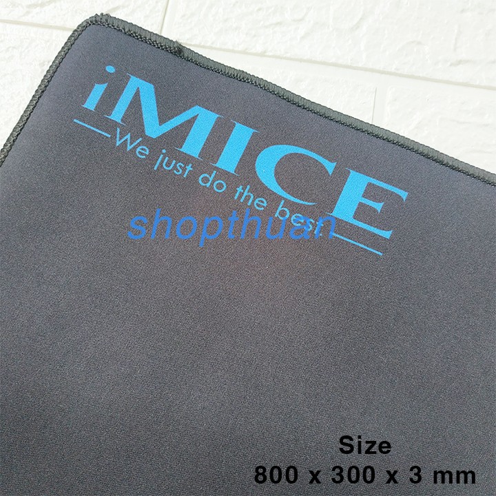 Lót Chuột IMICE Có Viền - Size 800 x 300 x 3 mm