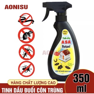 Tinh dầu đuổi chuột- rắn - rết asa ratpel - hương bạc hà 350ml