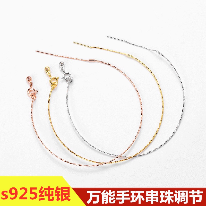 Vòng Tay Bạc 925 Làm Thủ Công DIY Xinh Xắn
