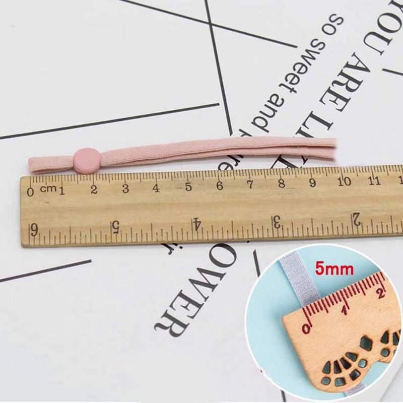 Set 50 dây thun co giãn đeo khẩu trang nhiều màu tùy chọn