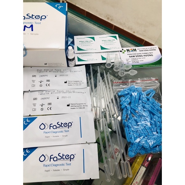 ❤️ TEST Que thử nhanh xét nghiệm giang mai Syphilis Strip Rapid Test tại nhà FASTEP của Mỹ