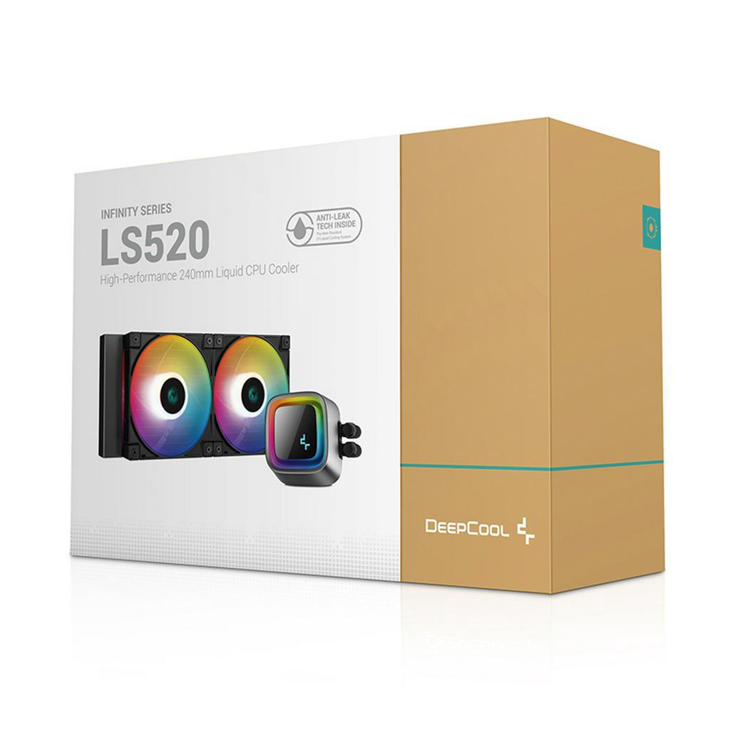 Bộ tản nhiệt nước DeepCool LS520 RGB - Black