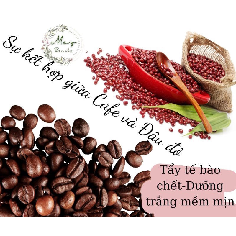 100gr Bột ủ trắng cafe đậu đỏ handmade