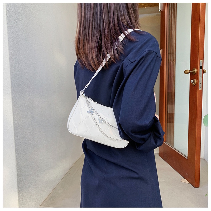 Túi Đeo Chéo Hình Vuông Nhỏ Quai Xích Ngọc Trai Thời Trang 2022 NB00407