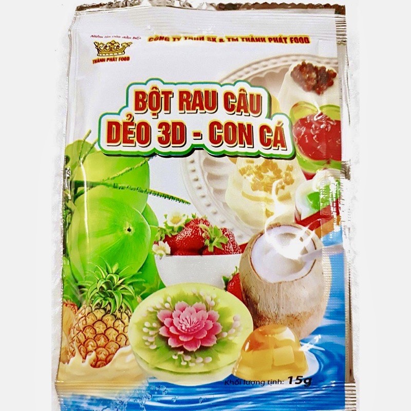 BỘT RAU CÂU CON CÁ DẺO THÀNH PHÁT FOOD