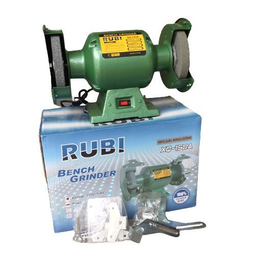 MÁY MÀI HAI ĐÁ RUBI R150 550W LOẠI 1/3HP VÀ 1/2HP - BẢO HÀNH 12 THÁNG