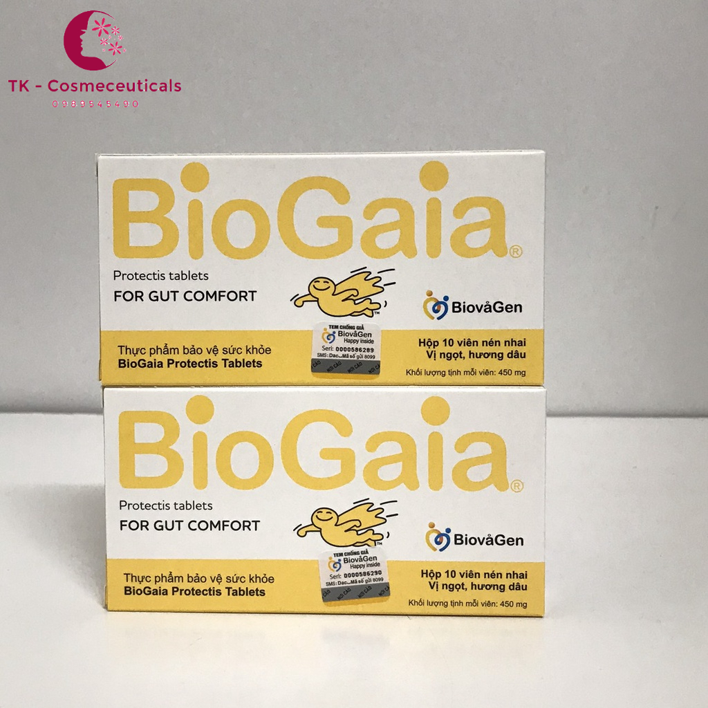 Men Vi Sinh Biogaia Protectis Tablets  - Hộp 10 Viên
