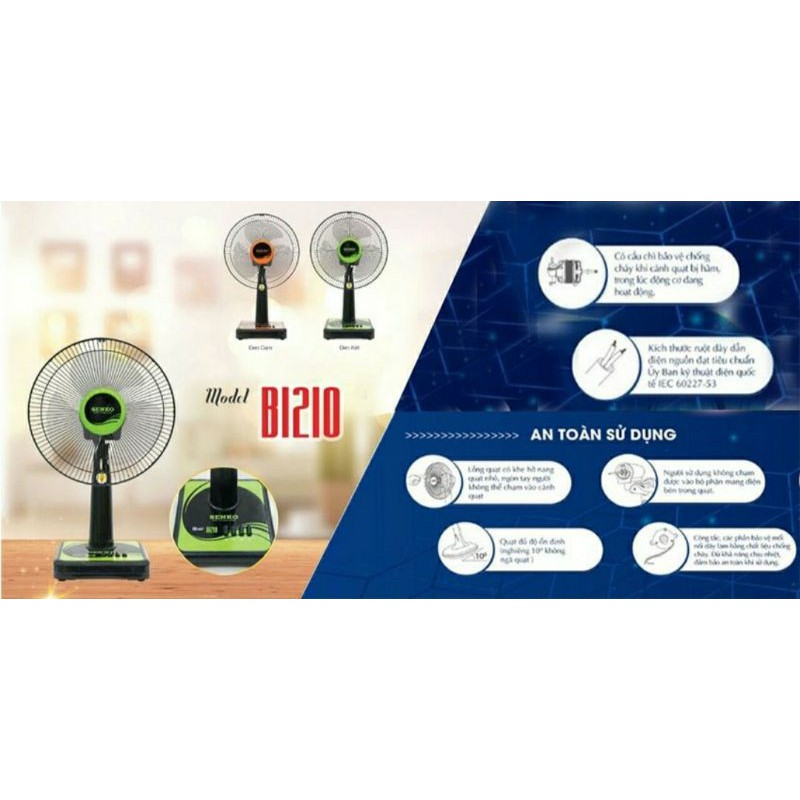 Quạt Bàn SENKO B1210 - Yobomall