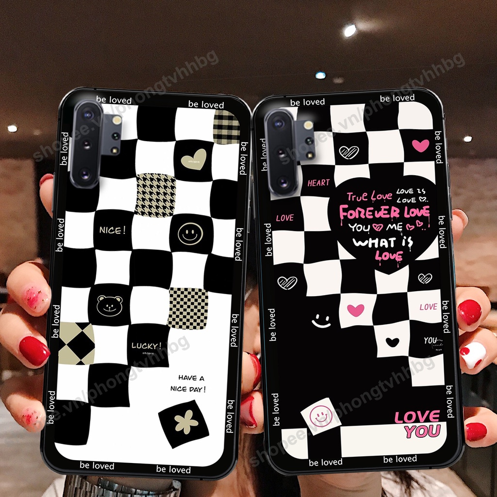 Ốp lưng Samsung Note 10 / Note 10 Plus / Note 10+ in mẫu trái tim caro, chuột mikey thể thao cực đẹp cute ĐẸP