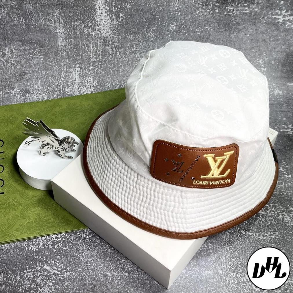 [BUCKET LV] NÓN MŨ BUCKET LƯỠI TRAI UNISEX LOGO LV CỰC SANG