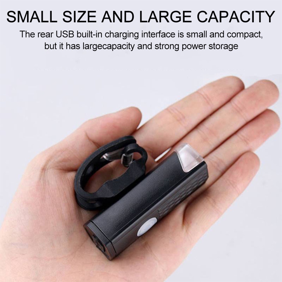 GTUBIKE Đèn pha siêu sáng kèm sạc USB tiện dụng cho xe đạp