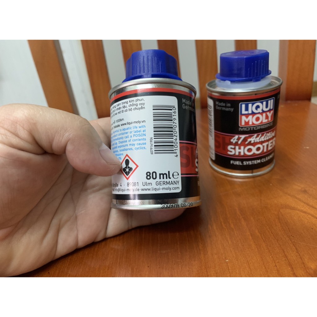 COMBO - 2 Chai Phụ Gia Tăng Tốc LIQUI MOLY 80ml - Vệ sinh phun xăng và buồng đốt xe máy - Made in GERMANY.