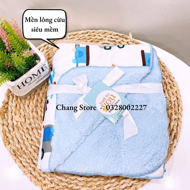 Mền/ Chăn lông cừu siêu mềm cho bé