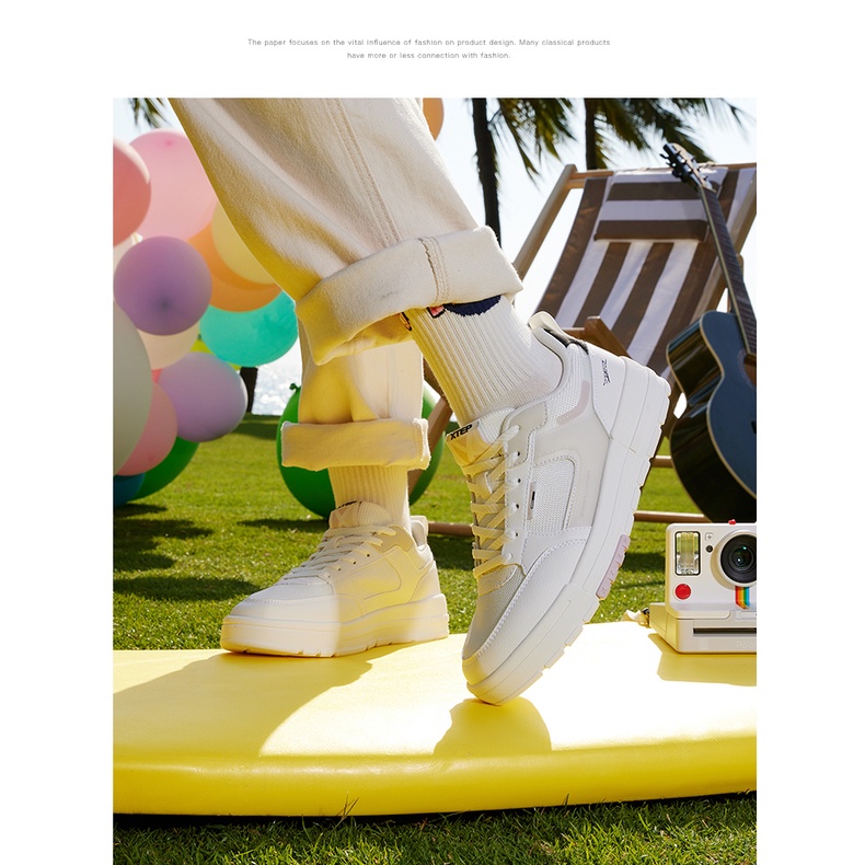 Giày thể thao XTEP dễ phối đồ thời trang đường phố cá tính 2022 dành cho nữ