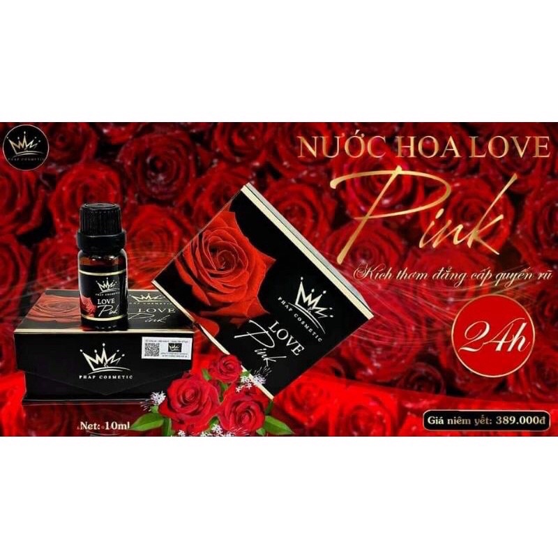 Nước Hoa Vùng Kín Love Pink Chính Hãng