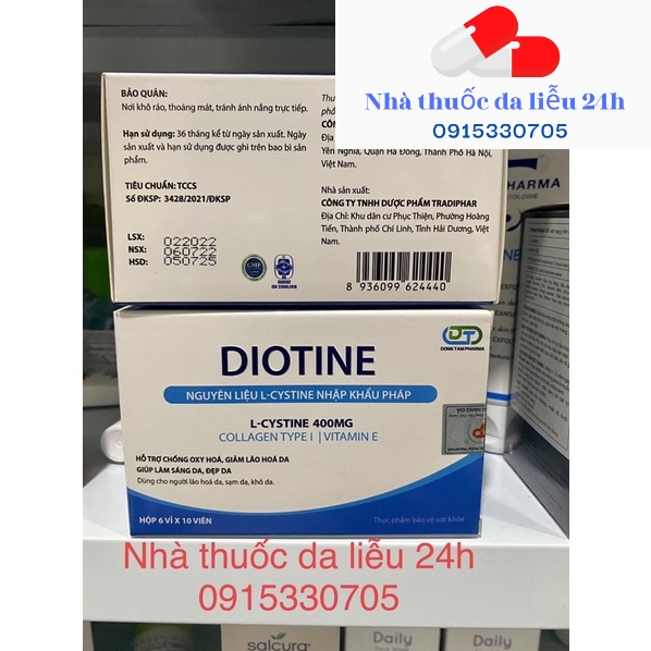 Diotine viên uống đẹp da 60 viên
