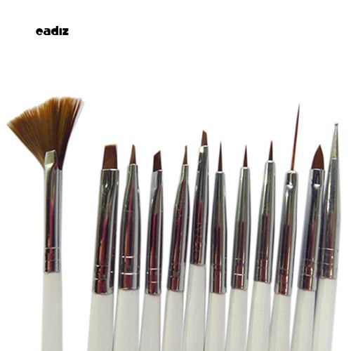 [Hàng mới về] Bộ 12 cọ vẽ trang trí móng tay nghệ thuật chất lượng cao