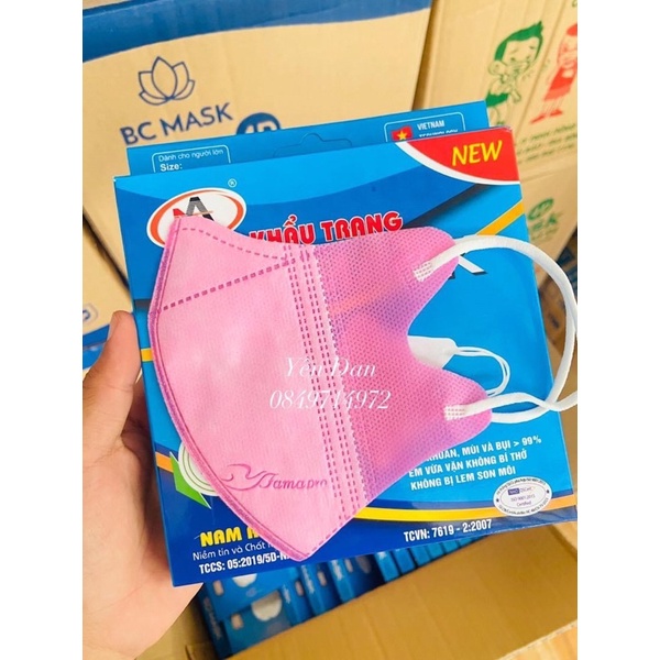 [Buôn Sỉ] Combo 200 Caí Hộp Khẩu Trang 5D Nam Anh