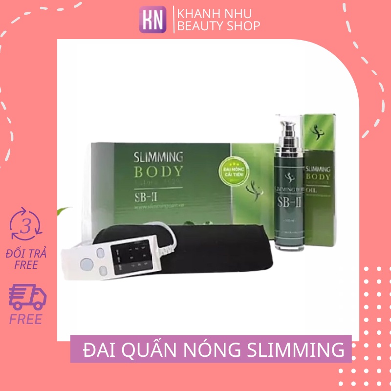 Bộ Ủ Nóng Tan Mỡ Cải Tiến Slimming Body SB-II – Đai Nóng Phiên Bản Mới
