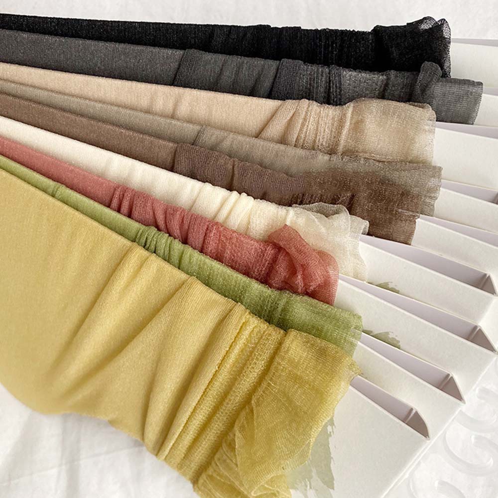Vớ Lưới Nylon Mỏng Trong Suốt Phối Ren Nhiều Màu Thời Trang Xuân Hè Cho Nữ | BigBuy360 - bigbuy360.vn