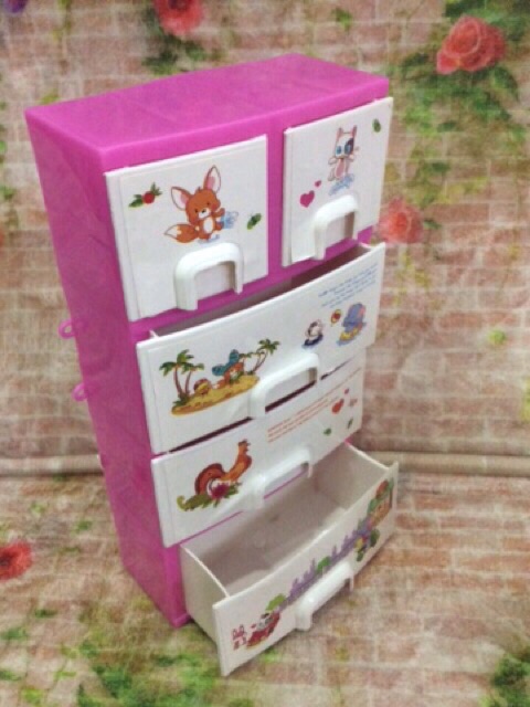 Bộ Tủ 05 ngăn kéo cho búp bê