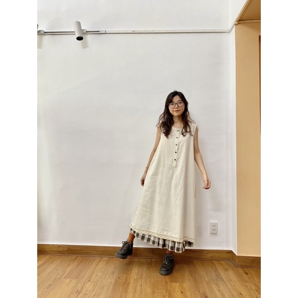 Đầm sát nách form A