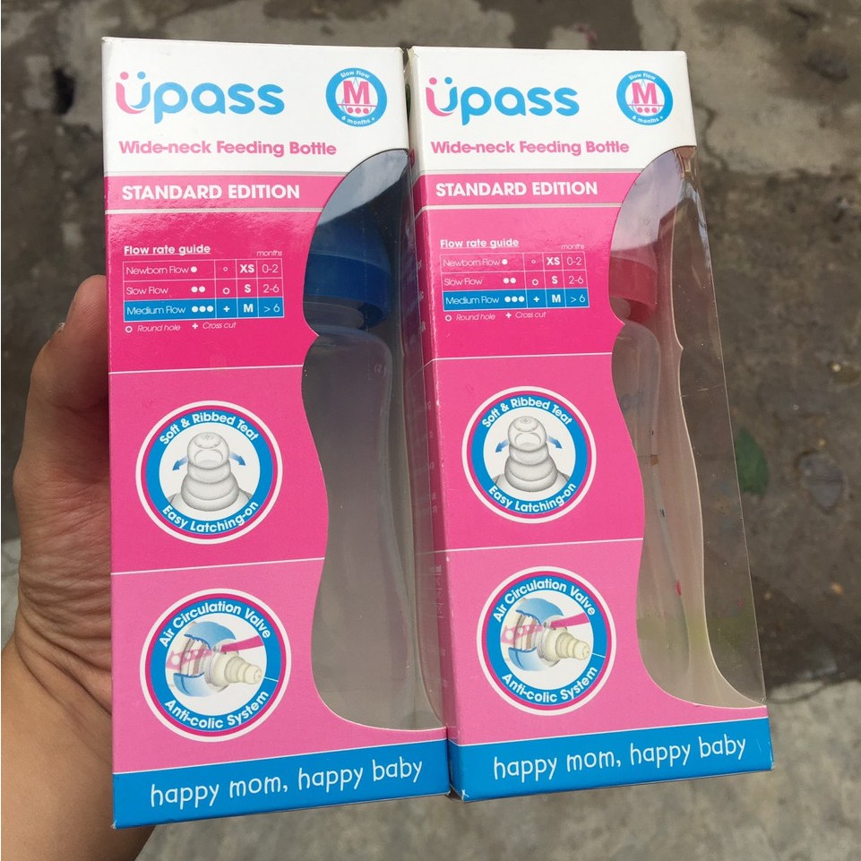 Bình trữ sữa Upass Thái Lan 270ml