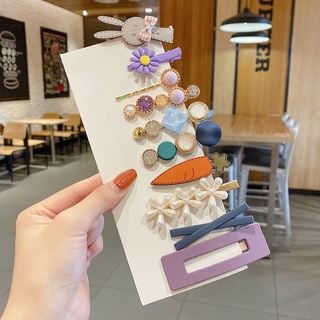 Set kẹp tóc Hàn Quốc mùa thu đông dễ thương