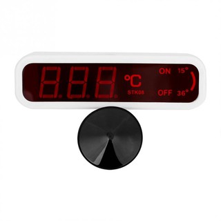 Led Digital Fish Tank Thermometer Water Temperature Measuring Us Plug