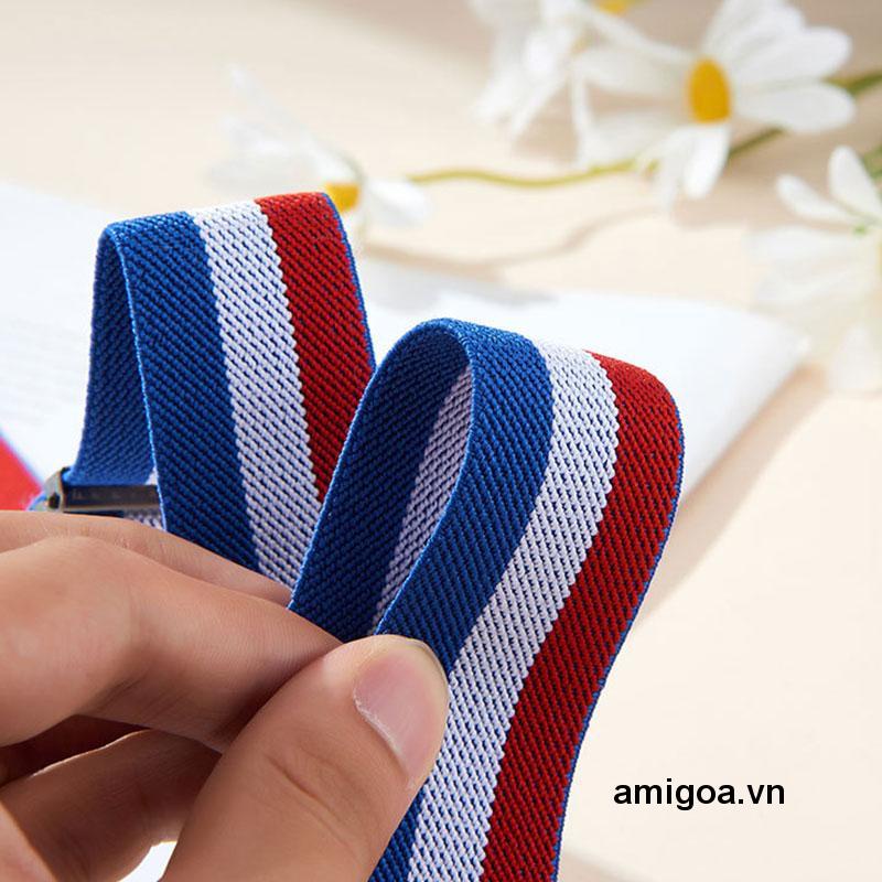 ✨✨Thắt lưng lười dây chun có nút gài, nút cài bấm, khuy cài bấm điều chỉnh lưng quần Jean, quần bò cạp rộng