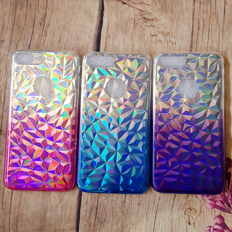Ốp Lưng iPhone 7 Plus / 8 Plus Dẻo Silicon 3D 2 Màu Cao Cấp