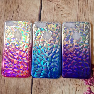 Ốp lưng iphone 7 plus / 8 plus dẻo silicon 3d 2 màu cao cấp