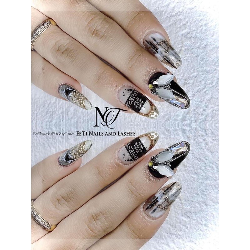 Charm bướm đá SHOP NAIL HUYỀN ANH
