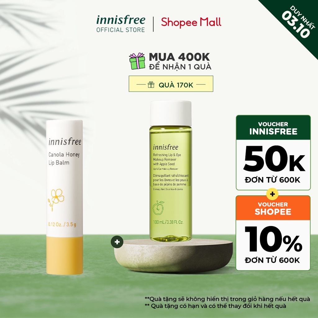 Son dưỡng môi innisfree Canola Honey Lip Balm 3.5g