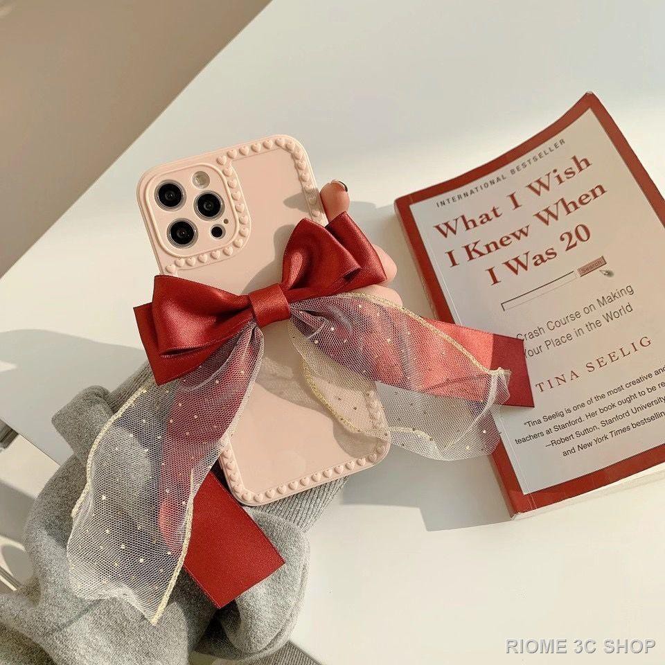 Ốp Điện Thoại Họa Tiết Ren Thắt Nơ Dành Cho Iphone | BigBuy360 - bigbuy360.vn