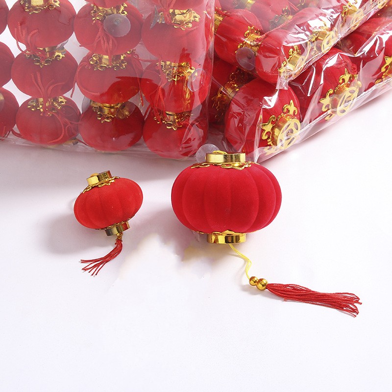 Set 20 Lồng Đèn Đỏ Treo Trang Trí Năm Mới