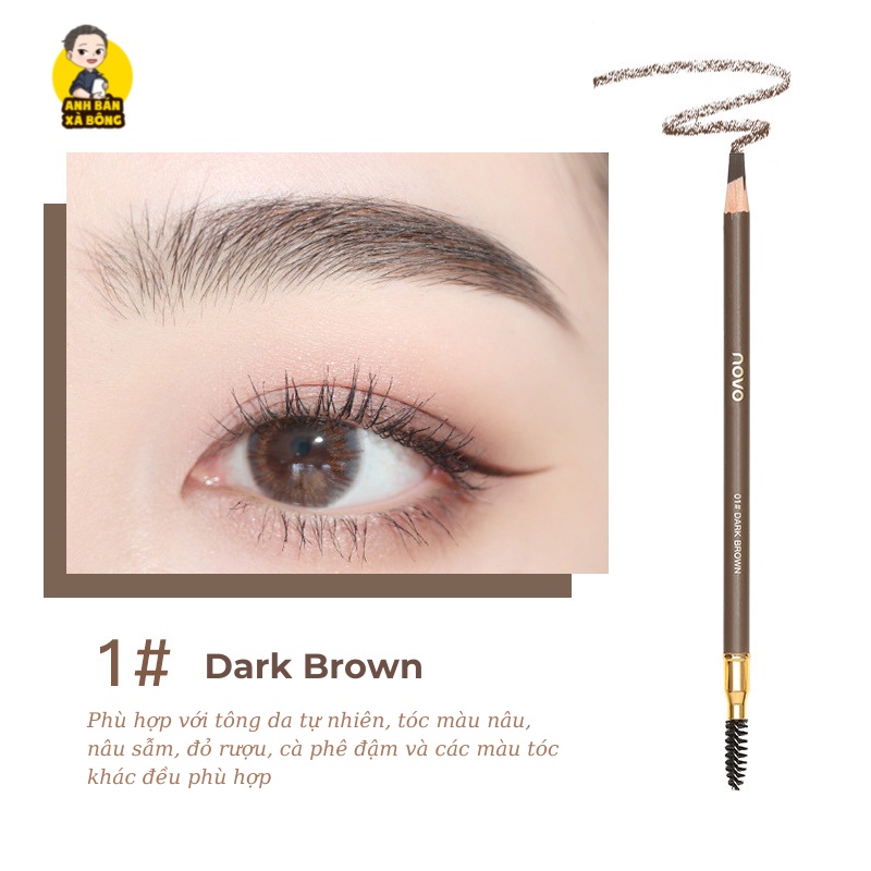 Bút Chì Kẻ Mày NOVO Cloud Mist Eyebrow Pencil 5472