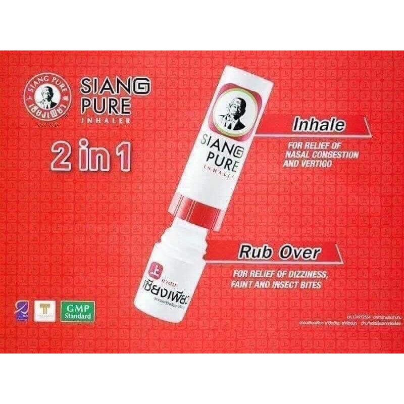 Ống Hít Mũi Siang Pure Thái Lan