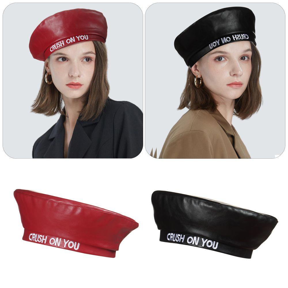 EUTUS Mũ Beret Thêu Chữ Thời Trang Cho Nam