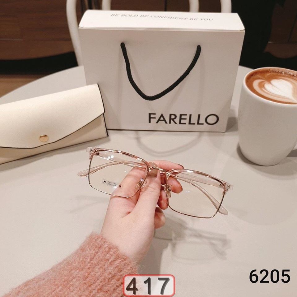 MẮT KÍNH GIẢ CẬN GỌNG DẺO HÀN QUỐC 6205 LYLY K417 VUÔNG FORM CHUẨN SIÊU HOT | BigBuy360 - bigbuy360.vn