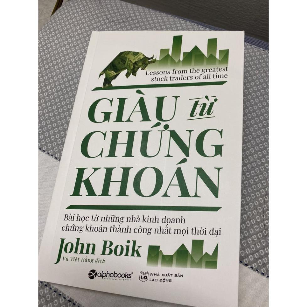 Sách - Giàu Từ Chứng Khoán (Tái Bản 2021)