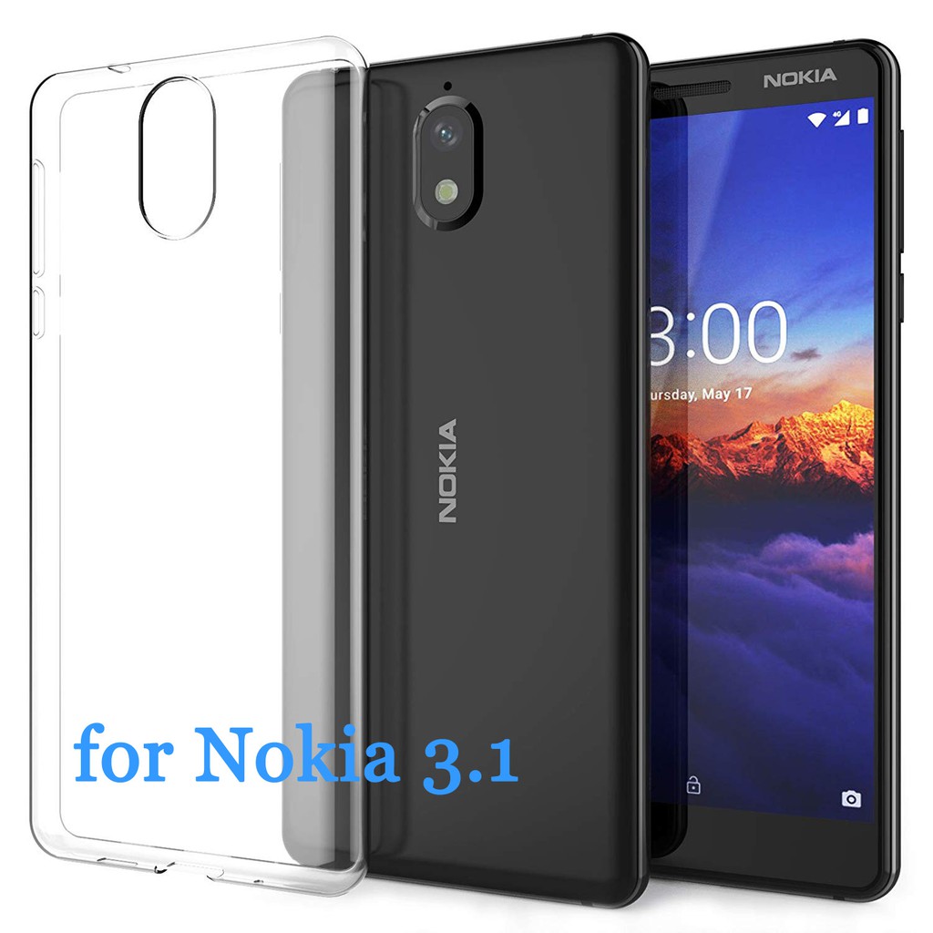 Ốp lưng dẻo trong suốt Nokia 3.1