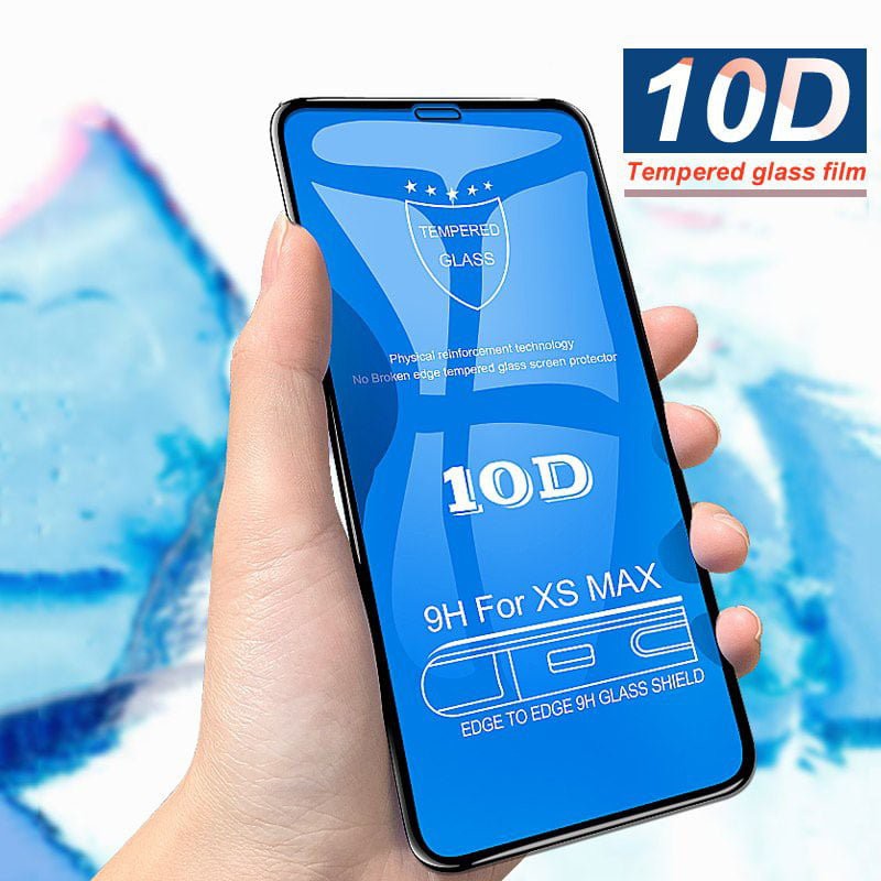 Kính cường lực 10D full màn cho Iphone XSmax ✓ Kính Iphone