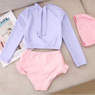 (có sẵn) set bikini dài tay cho bé gái