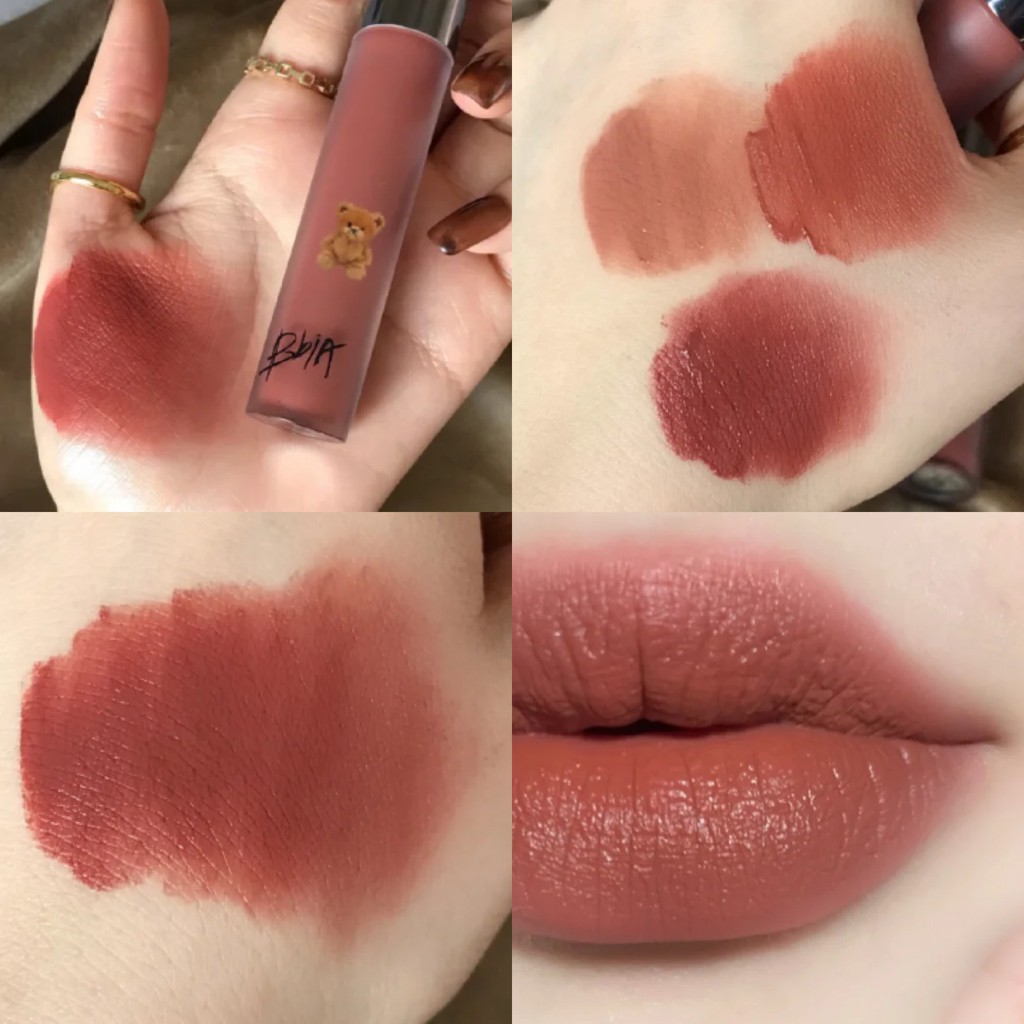 Son Kem Lì Bbia Velvet Lip Tint màu 23 24 25 34 35 36 37 38