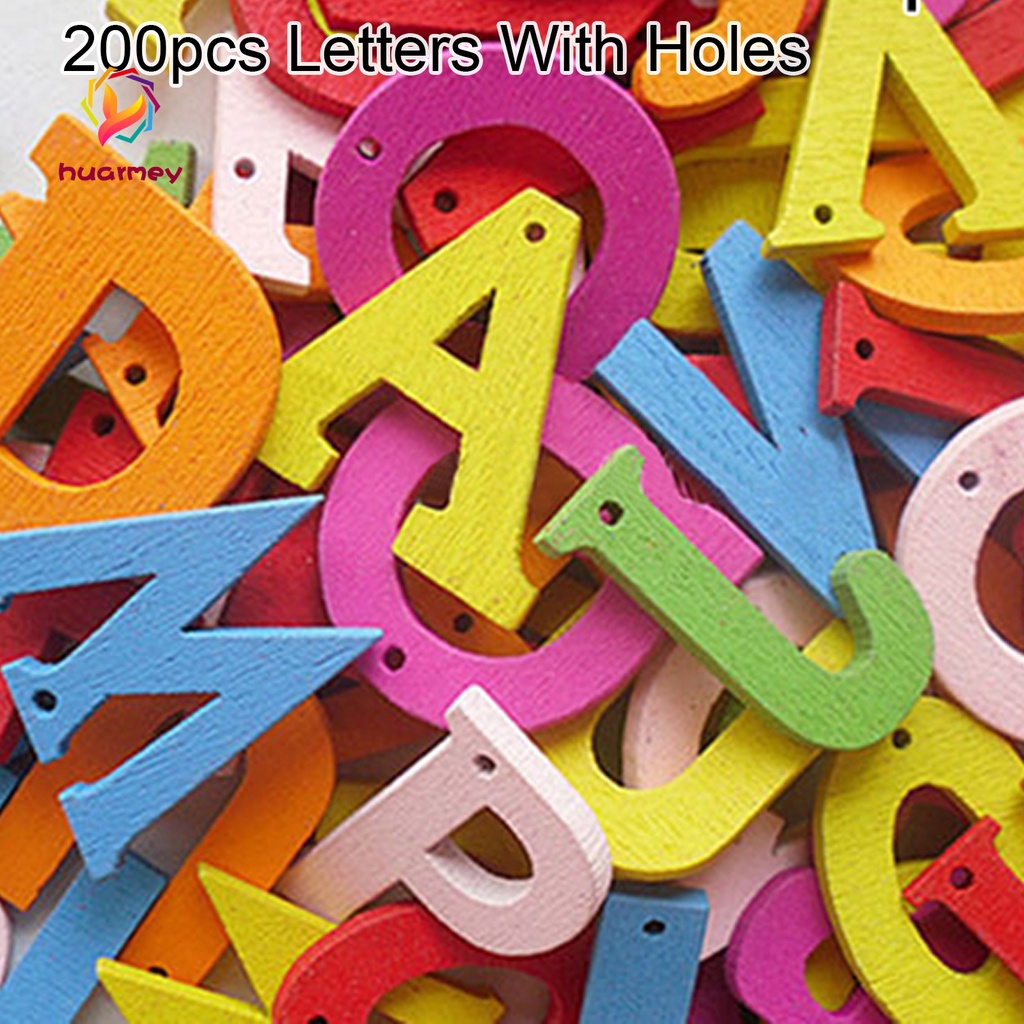 Set 100 khối gỗ chữ cái và số nhiều màu sắc